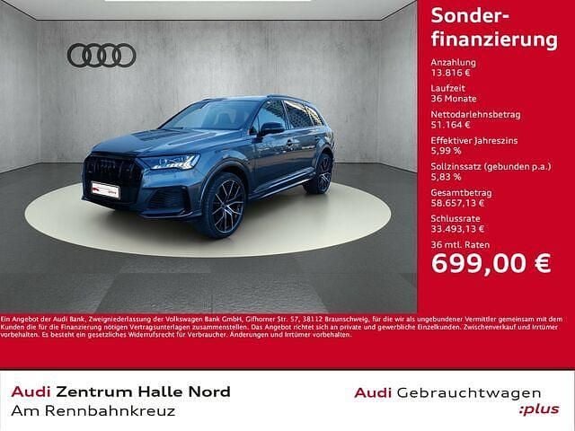 Grau Gebraucht 2022 Audi SQ7 Ambiente SUV | 64.980 € - Bild 1/2