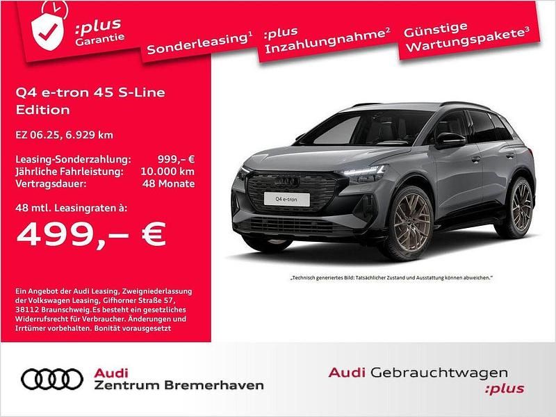 Gebraucht Audi Q4 e-tron S-Line 210 kW (286 PS) 2025 Grau SUV