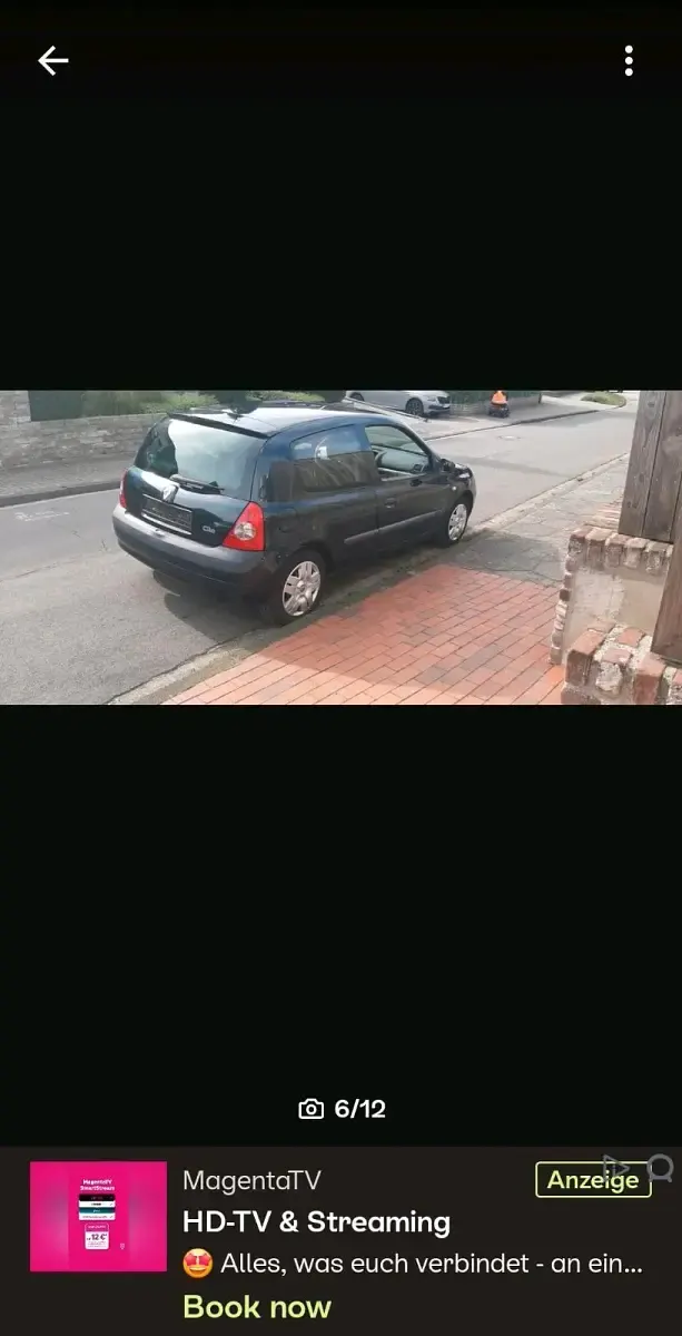 Gebraucht Renault Clio 75 PS (55 kW) 2004 Grün Kleinwagen