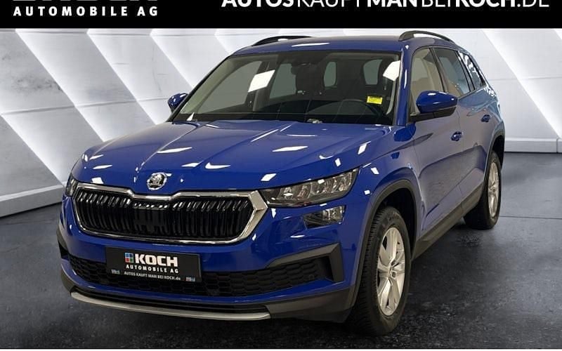 Blau Gebraucht 2022 Skoda Kodiaq Ambition SUV | 29.400 € (Guter Preis) - Bild 1/4