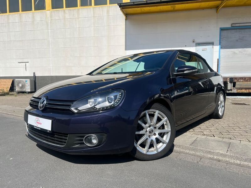 Dark purple metallic Gebraucht 2011 VW Golf Cabriolet Cabrio | 9.400 € (Fairer Preis) - Bild 1/4