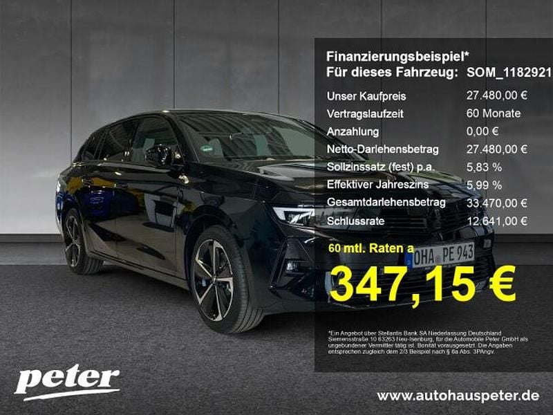 Karbon schwarz () Gebraucht 2025 Opel Astra Kombi | 27.480 € (Fairer Preis) - Bild 1/4