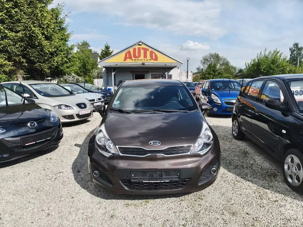 Brugt Kia Rio 86 HK (63 kW) 2012 Brun Hatchback