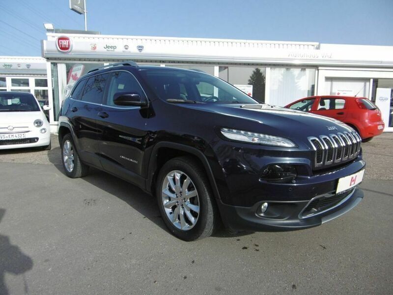 Blau metallic Gebraucht 2015 Jeep Cherokee Limited SUV | 24.990 € - Bild 1/4
