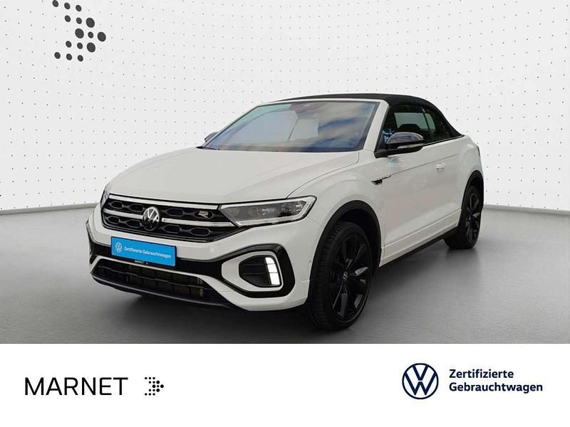 Pure white/schwarz Gebraucht 2023 VW T-Roc Cabriolet Style Cabrio | 34.430 € (Etwas zu teuer) - Bild 1/3