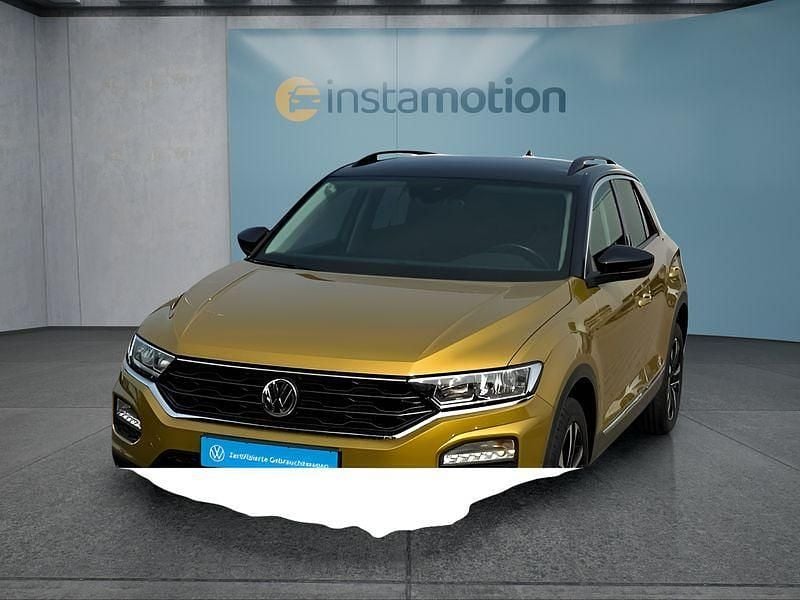 Gelb Gebraucht 2021 VW T-Roc SUV | 21.549 € (Fairer Preis) - Bild 1/4