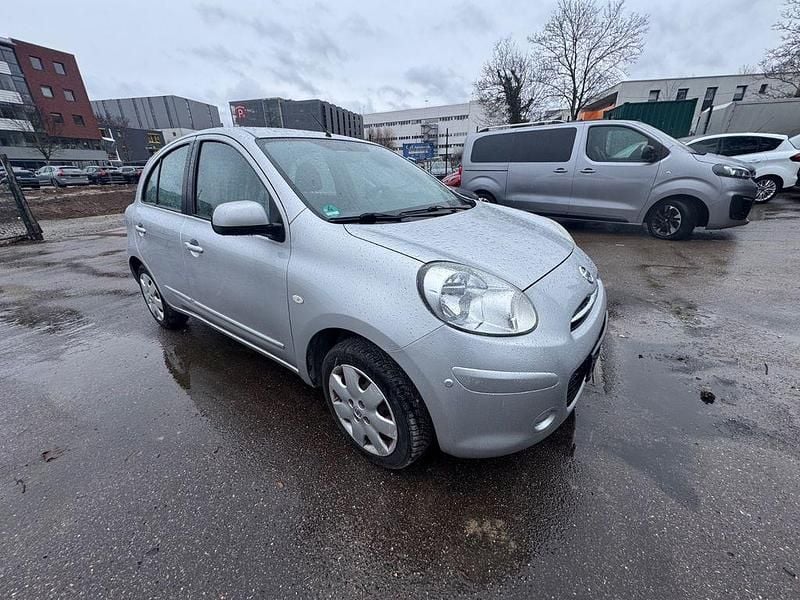 Gebraucht Nissan Micra Acenta 80 PS (58 kW) 2012 Silber Kleinwagen