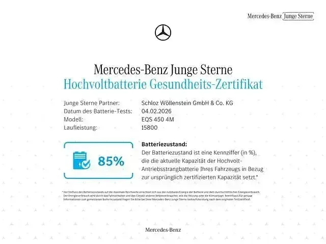 Gebraucht Mercedes EQS450+ AMG 264 kW (360 PS) 2022 Silber SUV