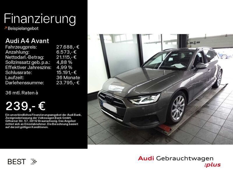 Terragrau metallic Gebraucht 2022 Audi A4 Ambiente Kombi | 27.688 € (Superpreis) - Bild 1/4