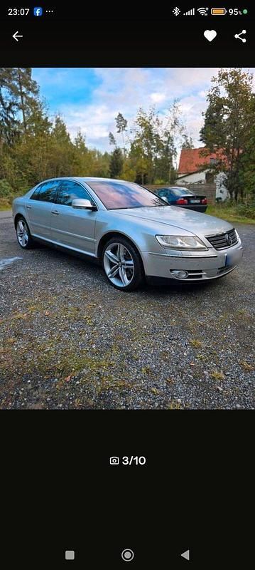 Second-hand VW Phaeton 334 CP (245 kW) 2004 Argintiu Berlinǎ