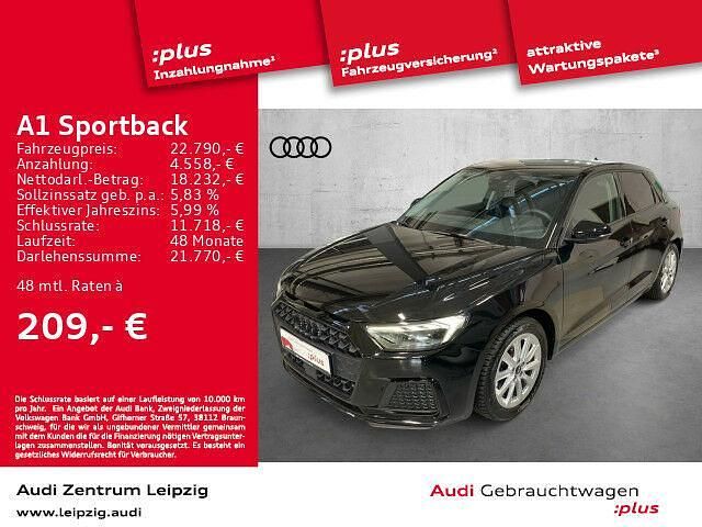 Gebraucht Audi A1 Sportback Advanced Plus 110 PS (80 kW) 2023 Mythosschwarz metallic Kleinwagen