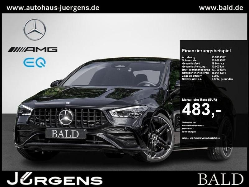 Metalliclack kosmosschwarz Gebraucht 2024 Mercedes CLA35 AMG AMG Coupé | 51.320 € (Fairer Preis) - Bild 1/4