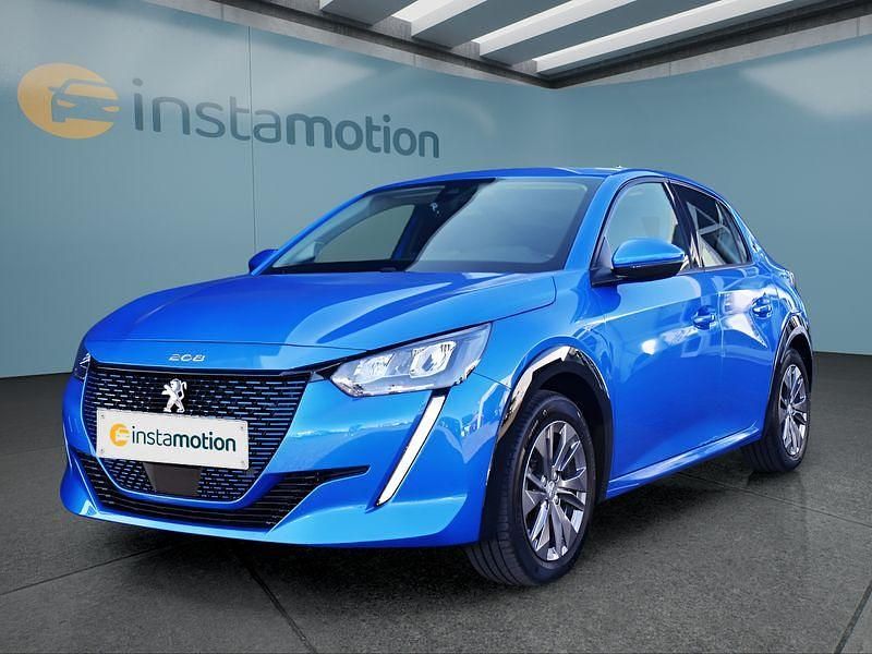 Blau Gebraucht 2021 Peugeot e-208 Allure Kleinwagen | 16.249 € (Fairer Preis) - Bild 1/4
