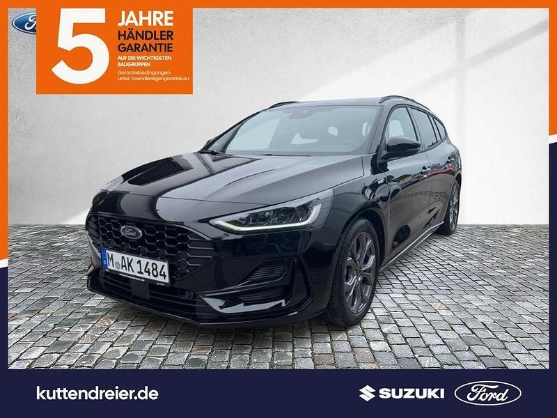 Gebraucht Ford Focus ST-Line X 125 PS (91 kW) 2024 Obsidianschwarz metallic Kombi
