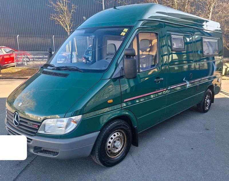 Grün Gebraucht 2002 Mercedes Sprinter Van | 15.500 € - Bild 1/4