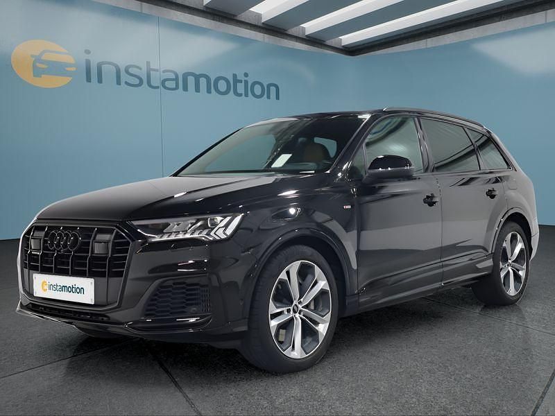 Schwarz Gebraucht 2021 Audi Q7 SUV | 67.199 € - Bild 1/4