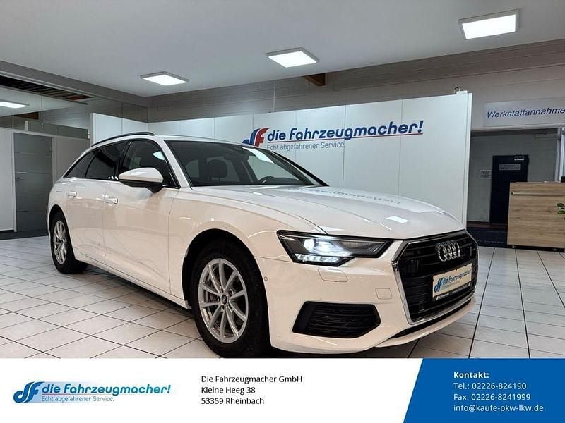 Weiss Gebraucht 2022 Audi A6 Basis Kombi | 24.988 € (Guter Preis) - Bild 1/4
