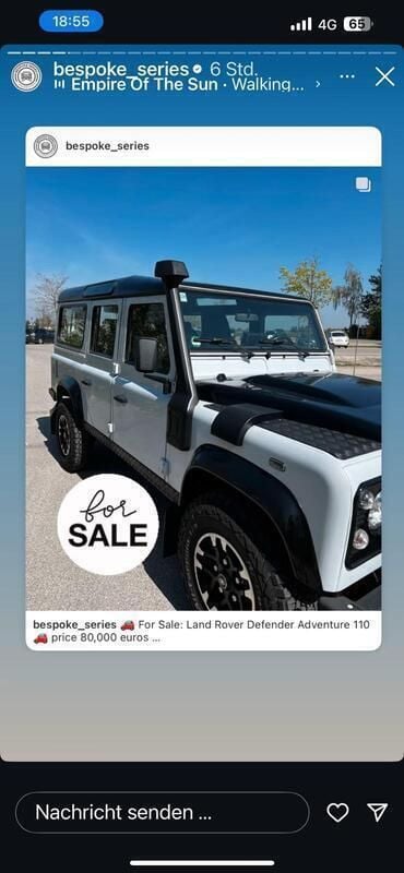Weiß Gebraucht 2016 Land Rover Defender Adventure SUV | 69.998 € (Fairer Preis) - Bild 1/4