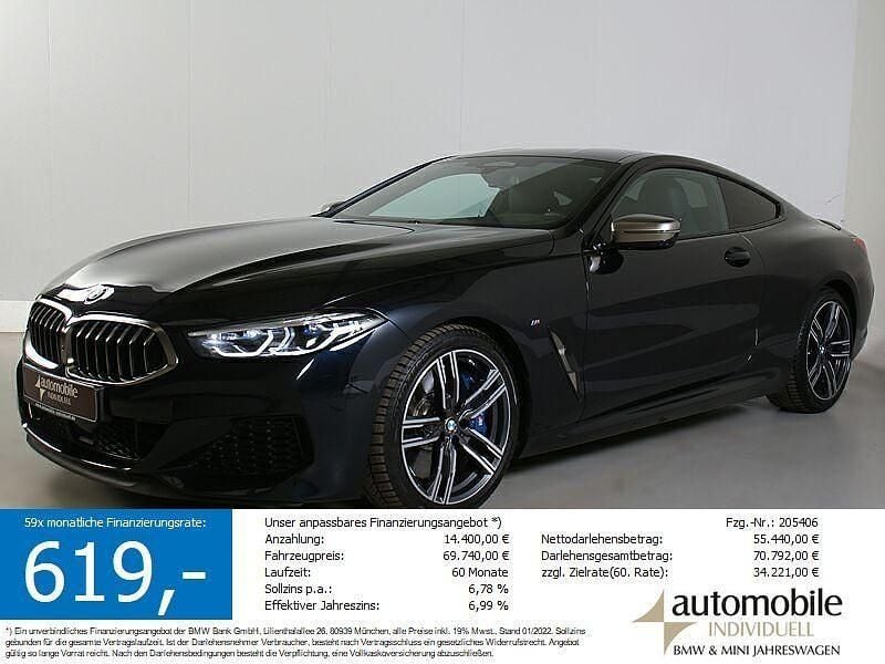 Carbonschwarz met. Gebraucht 2022 BMW M850 Performance Coupé | 61.740 € (Superpreis) - Bild 1/4