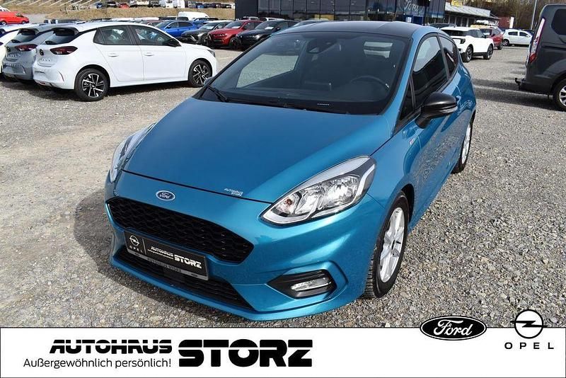 Gebraucht Ford Fiesta ST-Line 140 PS (102 kW) 2017 Lagunblau Kleinwagen
