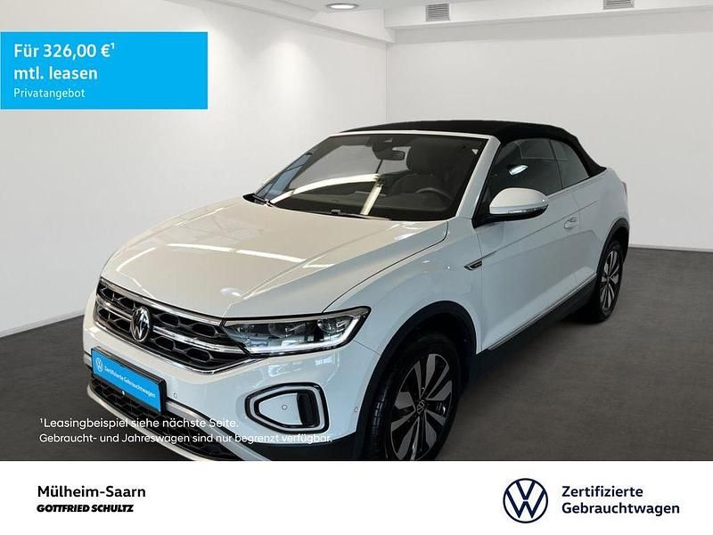 Weiß Gebraucht 2023 VW T-Roc Cabriolet Move Cabrio | 26.990 € (Etwas zu teuer) - Bild 1/3