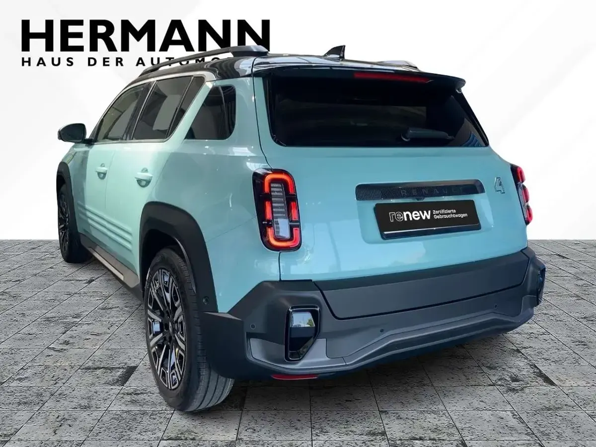 Gebraucht Renault 4 E-Tech Iconic 77 kW (106 PS) 2025 Hautsdefrancegrün, black pe SUV