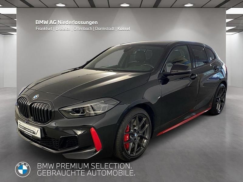 Schwarz Gebraucht 2022 BMW 128 Performance Limousine | 30.870 € (Fairer Preis) - Bild 1/4