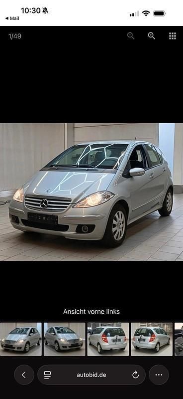 Gebraucht Mercedes A170 116 PS (85 kW) 2005 Silber Kleinwagen