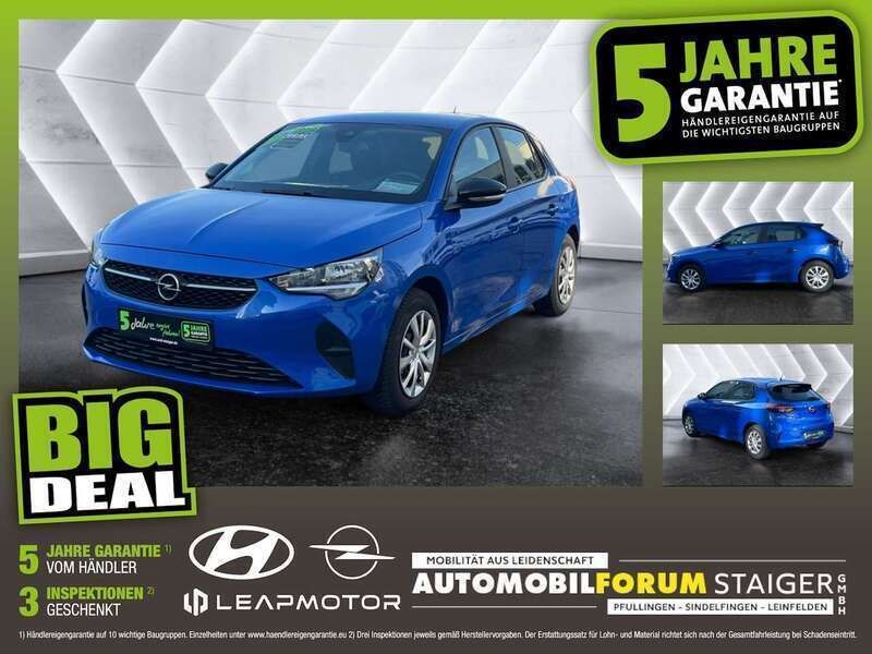 Perl blau/voltaik blau Gebraucht 2022 Opel Corsa Edition Kleinwagen | 12.690 € (Fairer Preis) - Bild 1/4