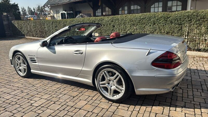 Silber Gebraucht 2004 Mercedes SL55 AMG AMG Cabrio | 41.900 € (Fairer Preis) - Bild 1/4