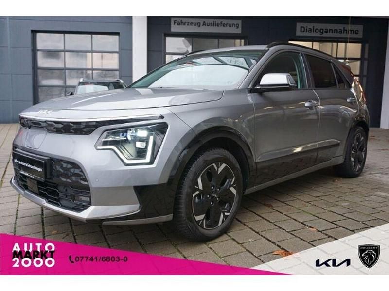 Stahlgrau metallic Gebraucht 2024 Kia e-Niro 3 SUV | 35.950 € (Teuer) - Bild 1/4