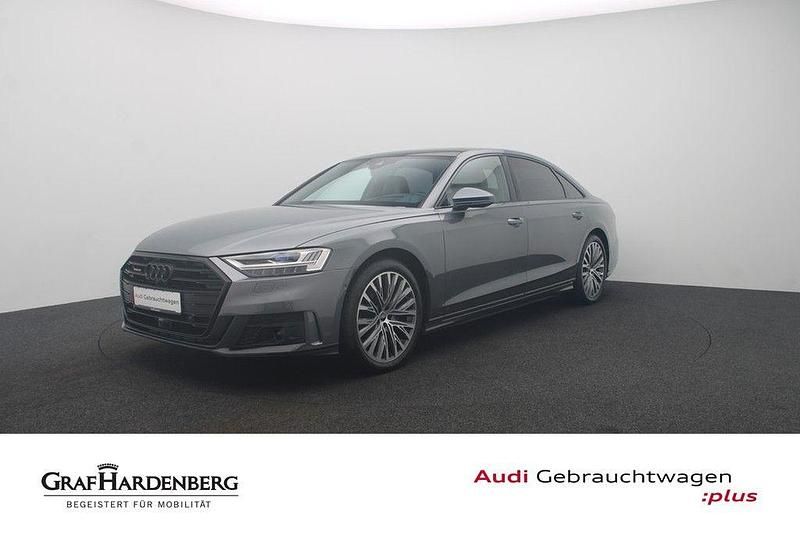 Monsungrau metallic Gebraucht 2021 Audi A8L Ambiente Limousine | 67.980 € (Teuer) - Bild 1/4