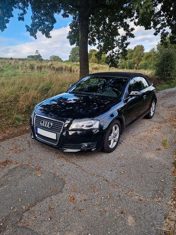 Schwarz Gebraucht 2008 Audi A3 Cabriolet Ambition Cabrio | 5.800 € (Guter Preis) - Bild 1/4