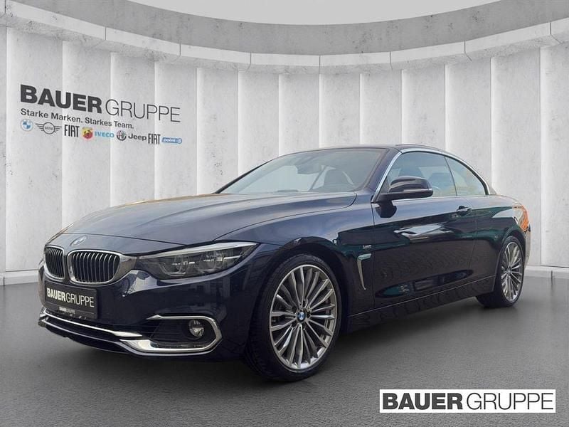 Blau Gebraucht 2017 BMW 430 Cabriolet Luxury Line Cabrio | 28.900 € (Fairer Preis) - Bild 1/4