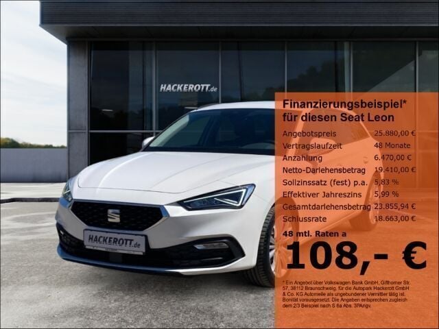 Candy weiss Gebraucht 2024 Seat Leon ST Style Kombi | 25.880 € (Guter Preis) - Bild 1/2