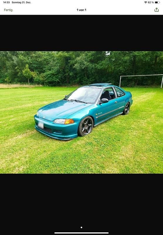 Gebraucht Honda Civic 212 PS (155 kW) 1992 Blau Coupé