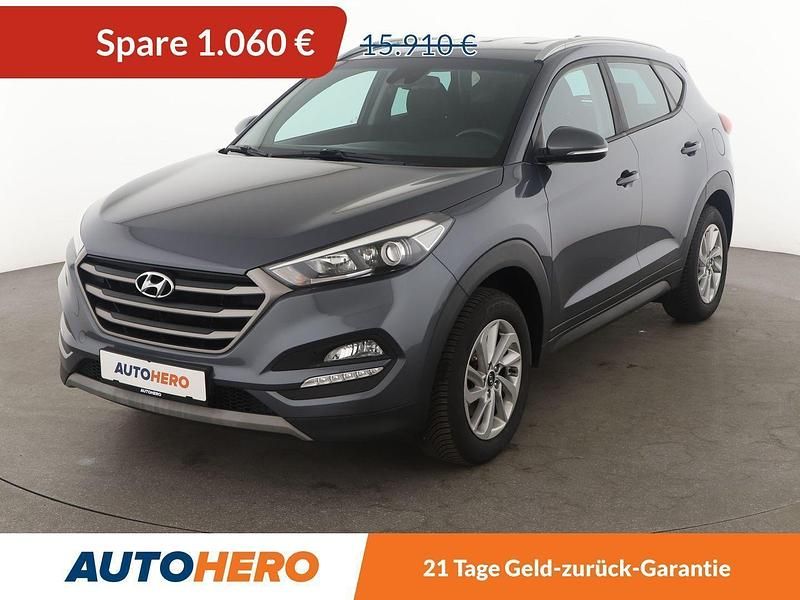 Grau Gebraucht 2017 Hyundai Tucson Advantage SUV | 14.430 € (Fairer Preis) - Bild 1/3