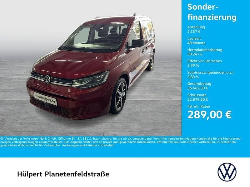 Gebraucht VW Caddy Goal 122 PS (89 kW) 2025 Rot Van / Kleinbus