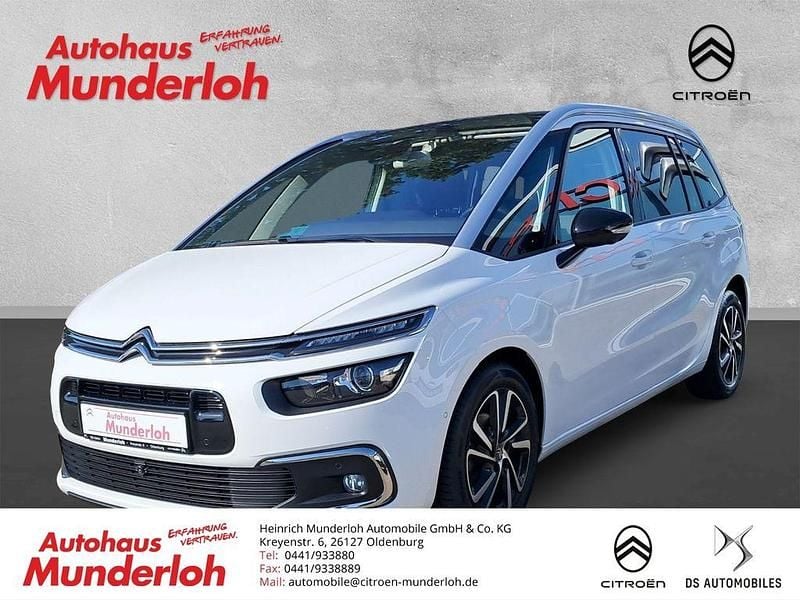 Weiss Gebraucht 2022 Citroën Grand C4 Picasso Shine Van / Kleinbus | 21.990 € (Teuer) - Bild 1/4