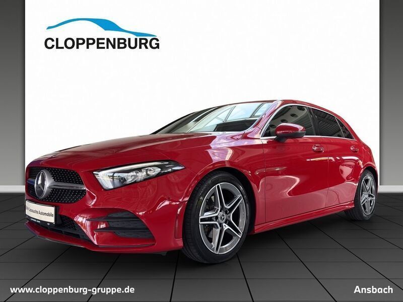 Rot Gebraucht 2020 Mercedes A200 Sport Limousine | 22.890 € (Guter Preis) - Bild 1/4
