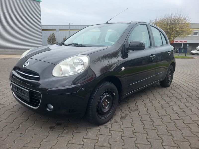 Violett Gebraucht 2012 Nissan Micra Tekna Kleinwagen | 3.790 € (Fairer Preis) - Bild 1/4