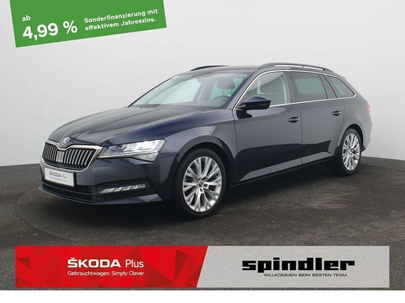 Plum blau Gebraucht 2022 Skoda Superb Ambition Kombi | 27.980 € (Etwas zu teuer) - Bild 1/3