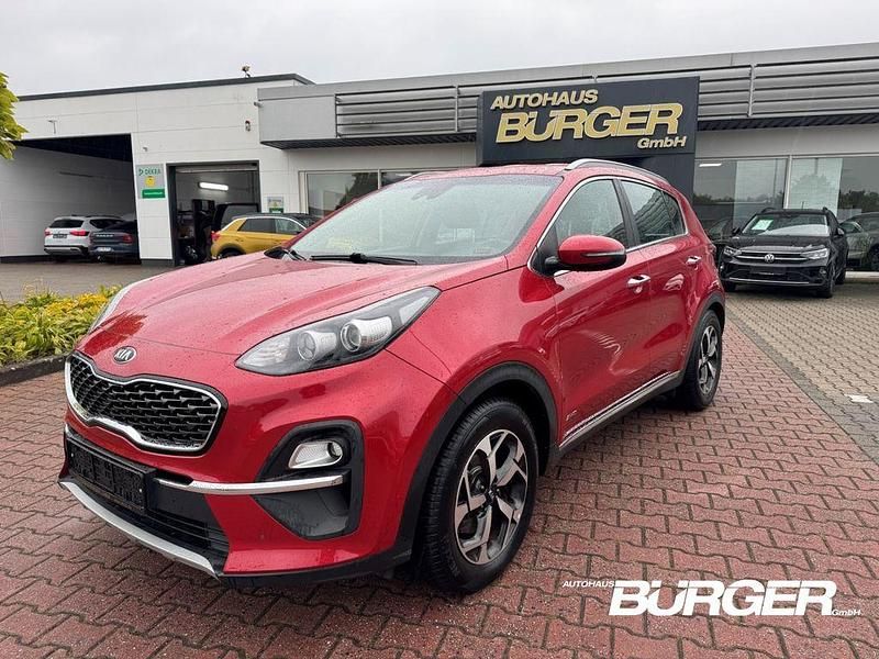 Rot Gebraucht 2021 Kia Sportage Vision SUV | 17.470 € - Bild 1/4