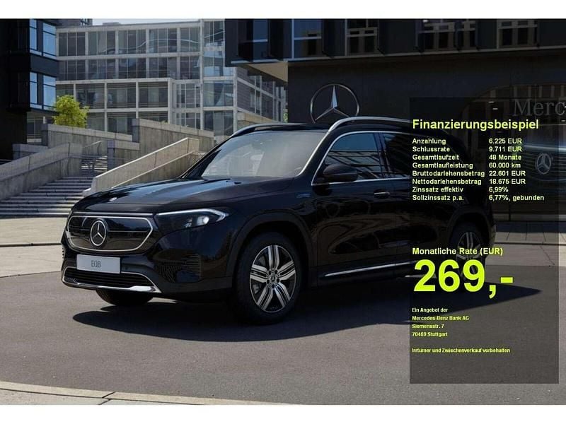 Schwarz Gebraucht 2022 Mercedes EQB250 Progressive SUV | 24.790 € (Guter Preis) - Bild 1/3