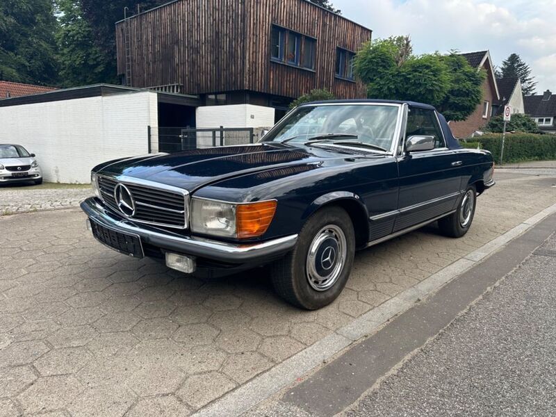Blau Gebraucht 1978 Mercedes SL450 Cabrio | 36.500 € - Bild 1/4