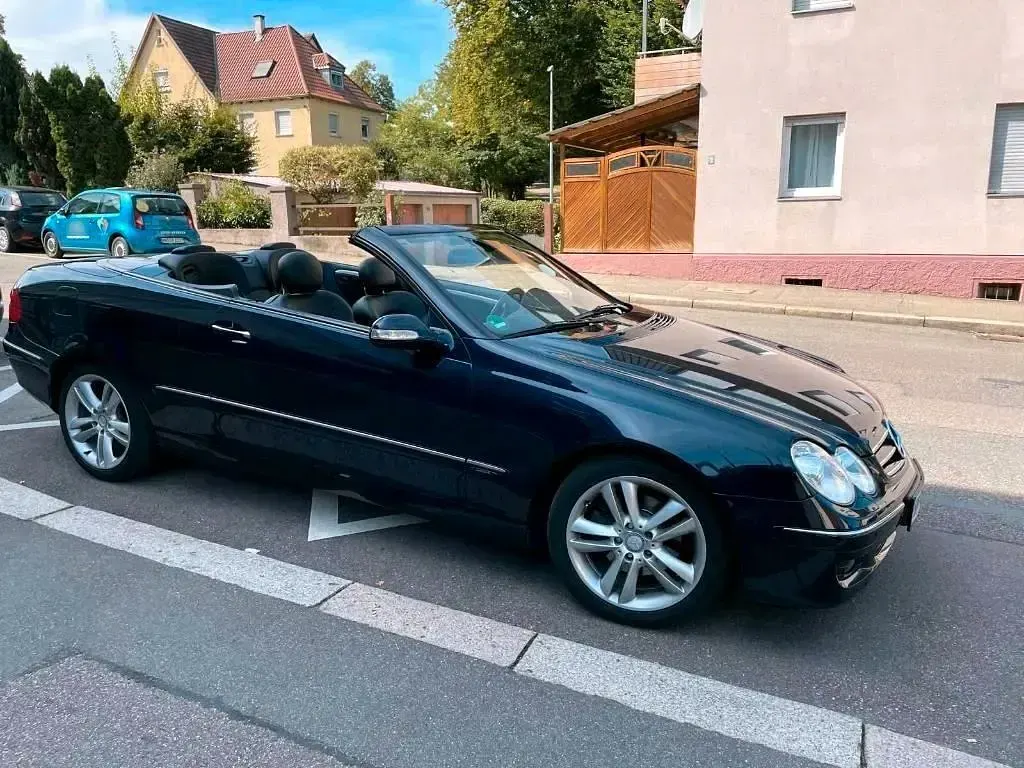 Gebraucht Mercedes CLK200 Avantgarde 163 PS (119 kW) 2006 Blau Cabrio