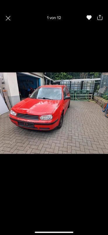 Rot Gebraucht 1998 VW Golf IV Limousine | 600 € (Superpreis) - Bild 1/4