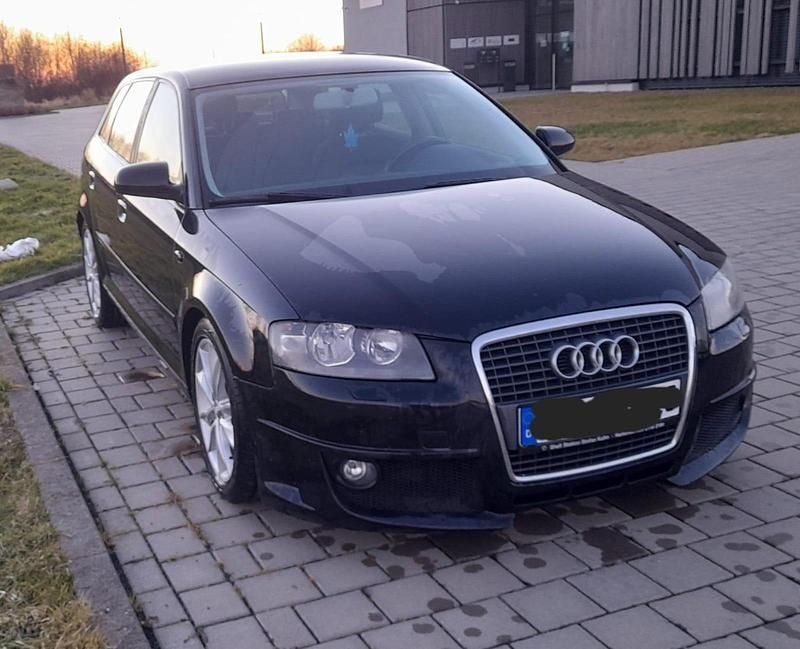 Schwarz Gebraucht 2006 Audi A3 Sportback S-Line Limousine | 4.700 € (Fairer Preis) - Bild 1/4