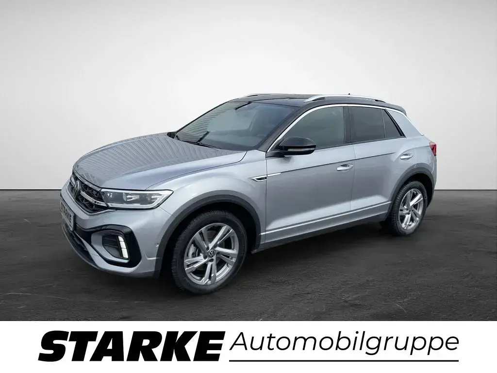 Gebraucht VW T-Roc R-line 150 PS (110 kW) 2022 Grau (indiumgrau metallic) SUV