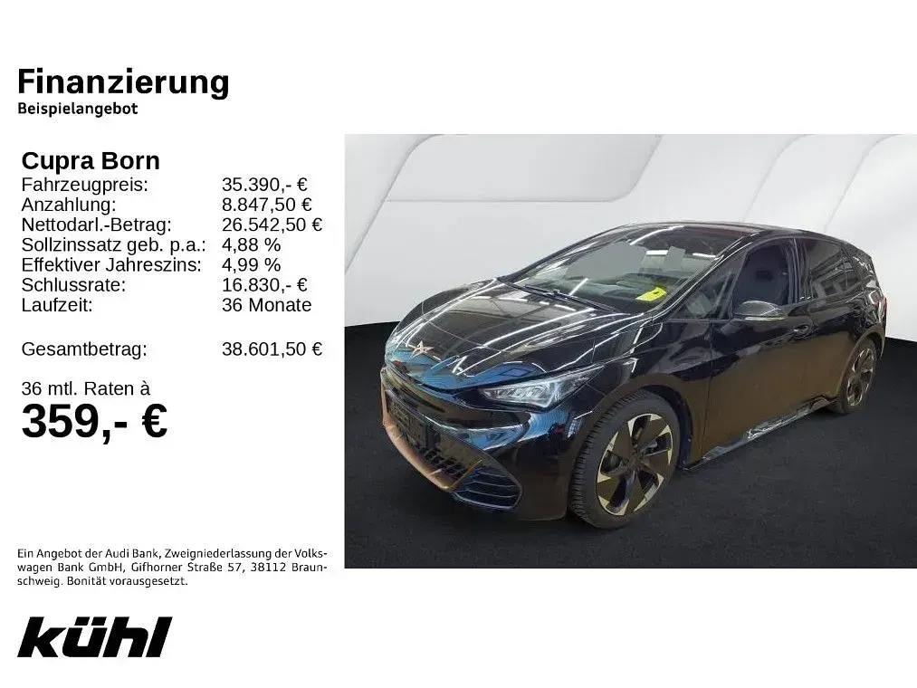Second-hand Cupra Born 169 kW (231 CP) 2025 Negru Hatchback